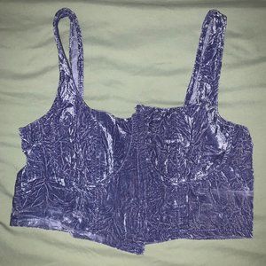 Crushed Velvet Corset